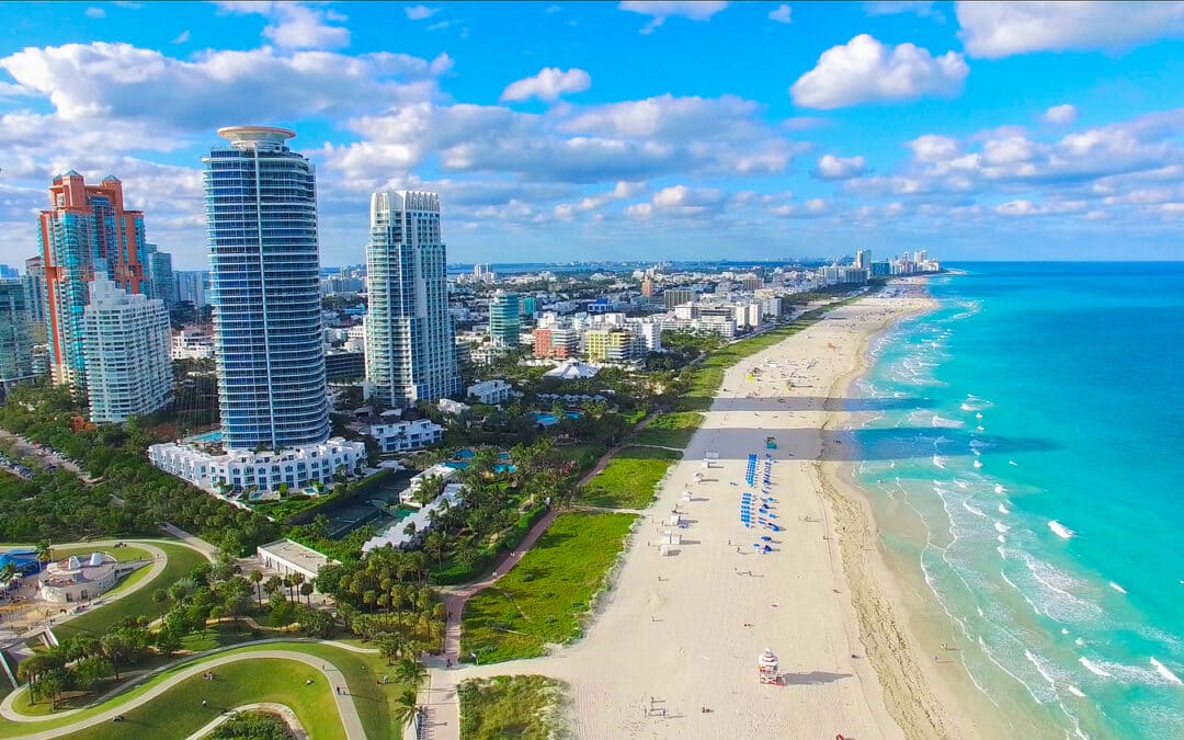 South Beach, Miami Beach. Florida. Atlantic Ocean